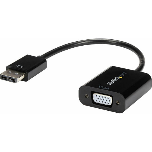 StarTech.com DP2VGA3 DisplayPort to VGA Adapter - Active DP to VGA Converter - 1080p Video - DP/DP++ Source to VGA Monitor Cable Adapter